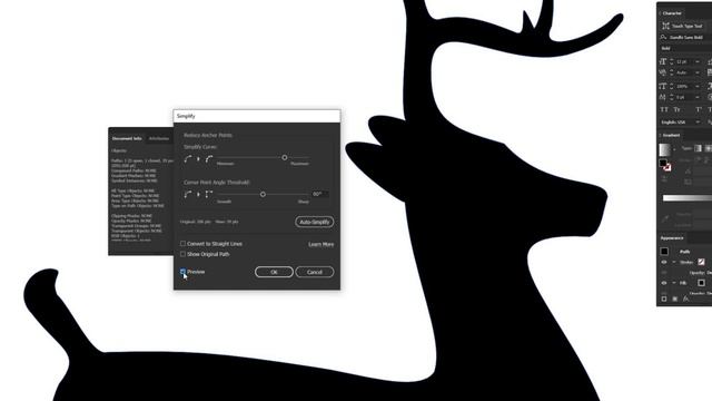 How to Simplify Paths in Adobe Illustrator Tutorial смотреть онлайн