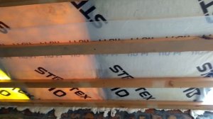 Утепление крыши пристройки.