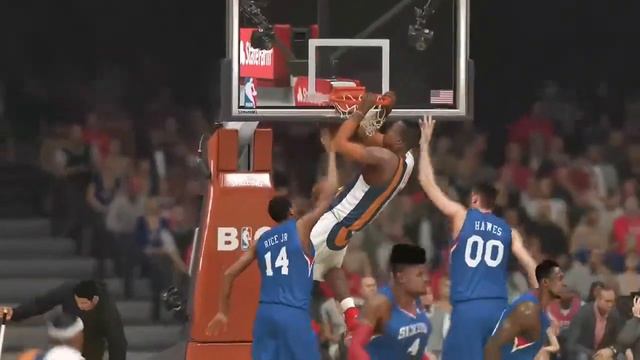 XBox One Game DVR - Dwight Howard Pull-up Dunk NBA 2K14 смотреть онлайн