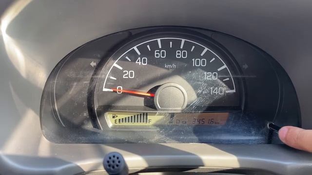 Suzuki Every New shape I Fuel consumption How to reset Km/L смотреть онлайн