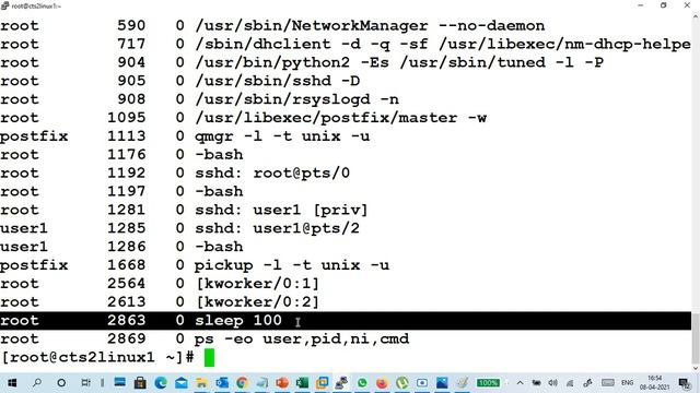 Linux CMD part15 PS KILL NICE смотреть онлайн