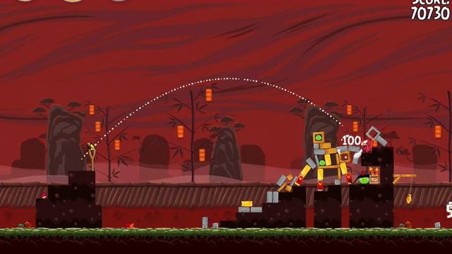 Year of the Dragon 1-11 | Score 129770 | Angry Birds Seasons смотреть онлайн