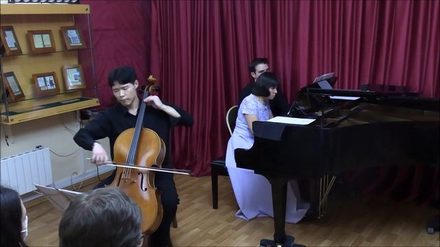F.Chopin Sonata for cello and piano in g minor - Park Kee Heung (cello) & Anna Krymskaya (piano) смотреть онлайн