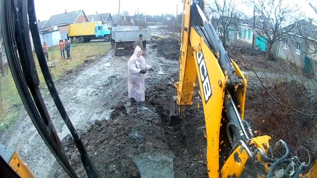 JCB 3CX. Узкий ковш - я его ненавижу! смотреть онлайн
