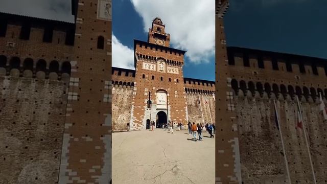 Italy, Milan, Castello Sforzesco, #shorts Travel Italy ?? смотреть онлайн