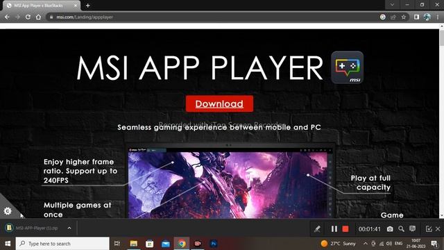 How To Download #MSI App Player In #PC Video #link in description смотреть онлайн