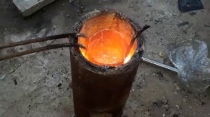 Печь  для плавки алюминия N1 на отработке