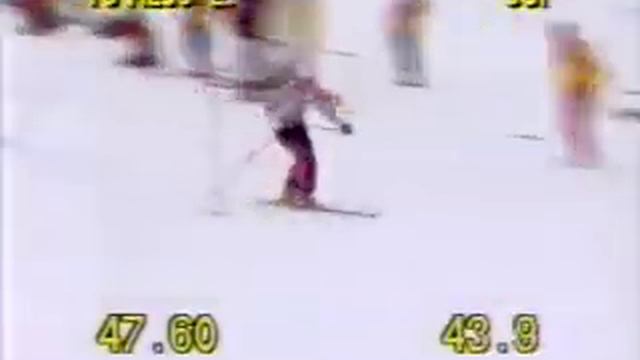 Erika Hess - 1987 FIS Crans-Montana - SL смотреть онлайн