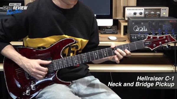Schecter Hellraiser Hybrid PT VS Hellraiser C-1 Review (No Talking)