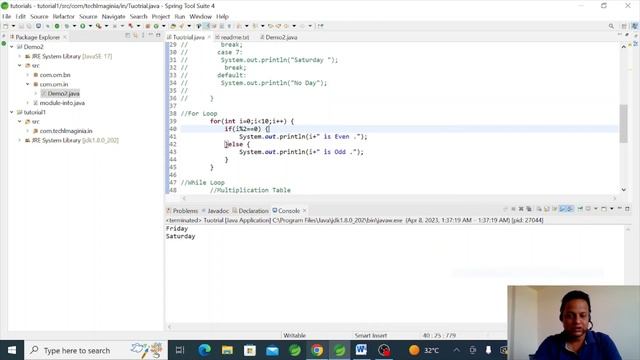 Java Switch Case & Looping смотреть онлайн