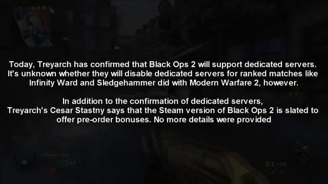 Black Ops 2 : Dedicated Servers For PC ONLY??!! смотреть онлайн