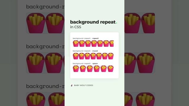 background-repeat values in CSS смотреть онлайн