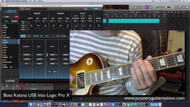 Guitar Solo Katana 100 (Via USB) All FX From the Amp смотреть онлайн