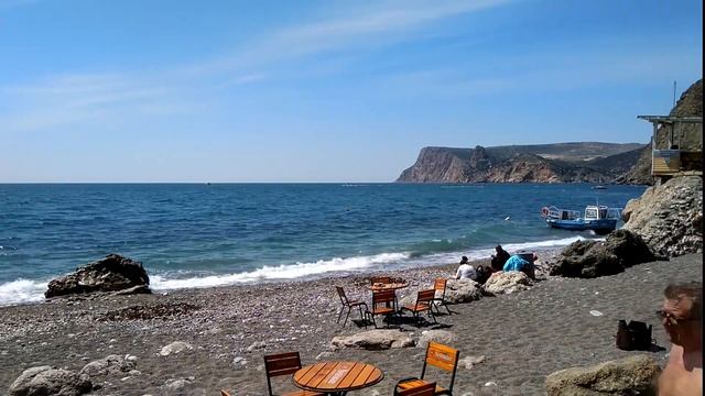 Серебряны Ближний пляж в Балаклаве, Севастополь, Крым смотреть онлайн