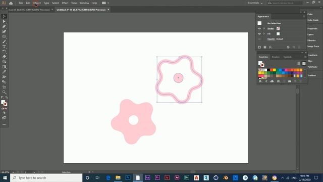 How to create a pattern easily using Adobe illustrator (10 minutes or less -part2) смотреть онлайн