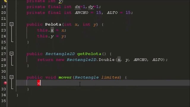 02 PONG en Java / Moviendo la pelota por la ventana смотреть онлайн