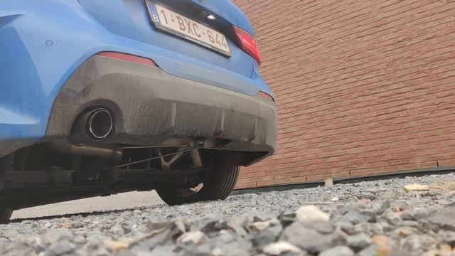 BMW F40 118i Inox Exhaust Cold Start