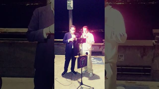 Guys singing don't worry be happy Karaoke смотреть онлайн