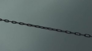 Водосток с крыши с помощью цепи