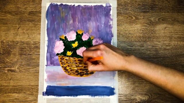 Рисуем весенний букет. смотреть онлайн