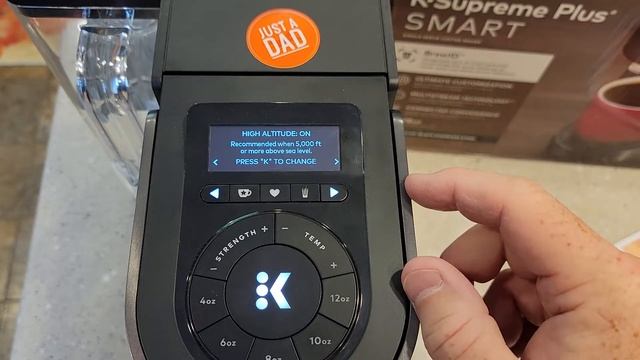 HOW TO CHANGE HIGH ALTITUDE SETTING Keurig K Supreme Plus SMART K Cup Coffee Maker With Brew ID смотреть онлайн