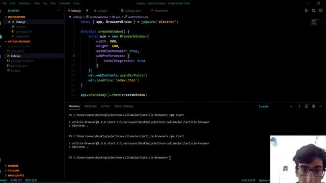 1.Bölüm: Kurulum - Electron.js İle Tarayıcı Gelitşirme Uygulaması смотреть онлайн