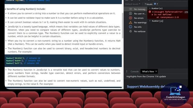 Number() function in JavaScript | Core JavaScript Tutorials | Hindi смотреть онлайн