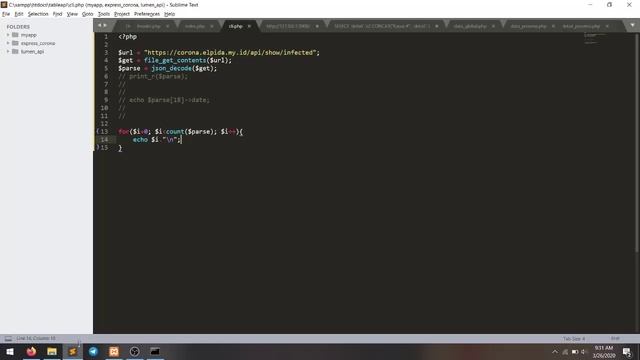 Membuat table jumlah infeksi #COVID19 dengan PHP (WEB) [7] смотреть онлайн