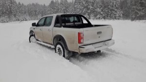 #JAC T8PRO по глубокому снегу на летней резине