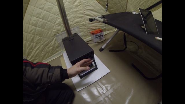 Теплообменник Фаренгейт 2.3 в палатке Снегирь 4Т смотреть онлайн