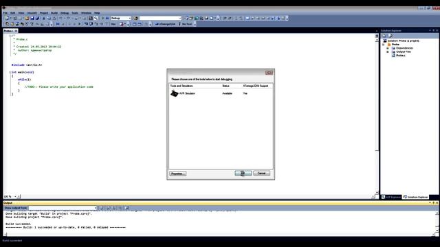 Как перенести проект из AVR Studio 4 в Atmel Studio 6.0 ( Урок 1) смотреть онлайн
