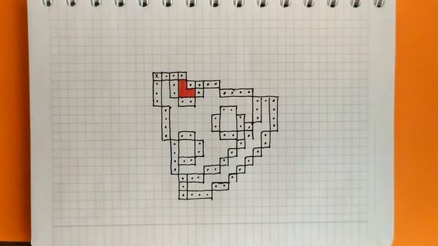 How to draw Easy Pizza / Как нарисовать Пиццу / Рисуем по клеточкам пиццу / Pizza pixel art смотреть онлайн