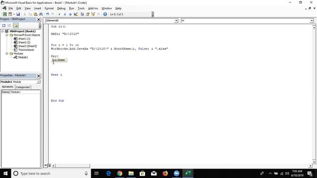 Day -5 Excel VBA Macros Programming in English смотреть онлайн