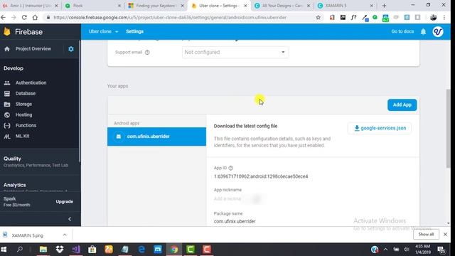 Xamarin Android Uber Clone - Adding Firebase Packages to Your Project смотреть онлайн