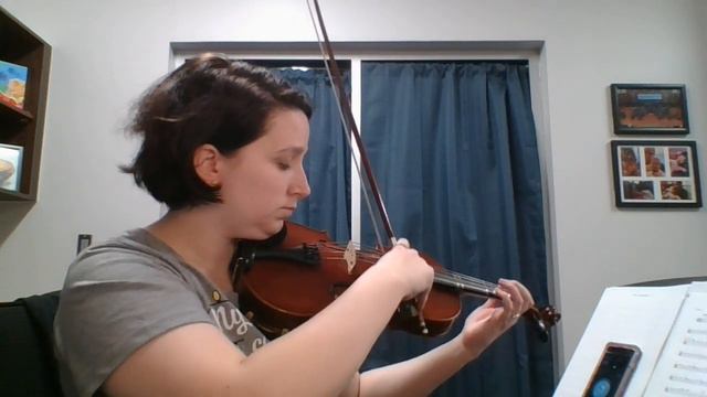 First Scale March Viola Play through смотреть онлайн