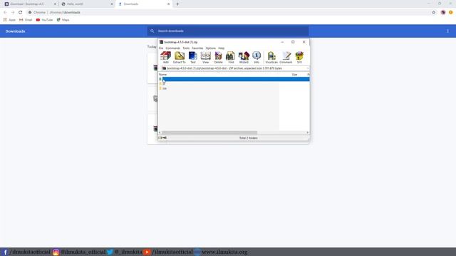 Membuat Website dengan menggunakan Bootstrap 4.5 | Part-1 смотреть онлайн
