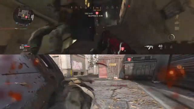 Call of duty modern warfare Split Screen mode PS4 Gameplay смотреть онлайн