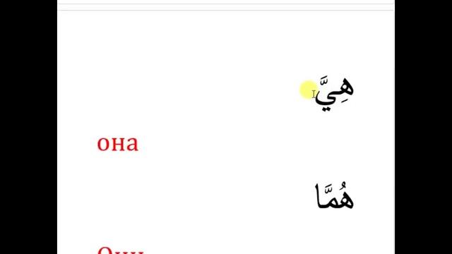арабский язык египетский диалект | личные местоимения по египетски № 1 смотреть онлайн