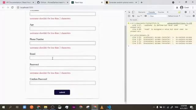 React Hook Form Tutorial #5 - Validating our form part 1 смотреть онлайн