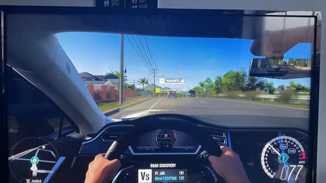 Exploring Forza Horizon 3 in a Tesla смотреть онлайн
