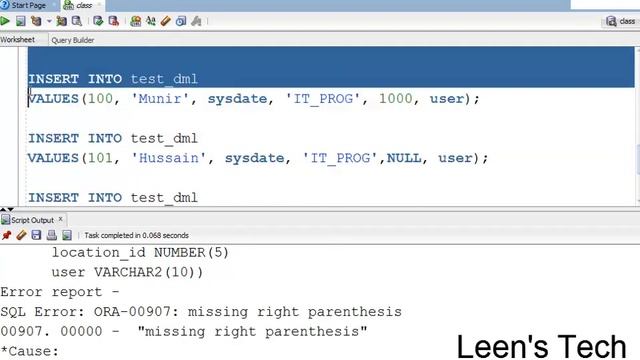 Oracle SQL 11g Tutorial in Bangla: Fundamentals#1 Lesson#9 Part#1 смотреть онлайн