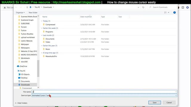 how to change mouse cursor windows 10 | custom mouse cursor / pointer смотреть онлайн