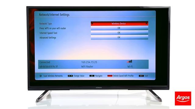 Connecting Your Hitachi Smart TV To The Internet Through WiFi смотреть онлайн