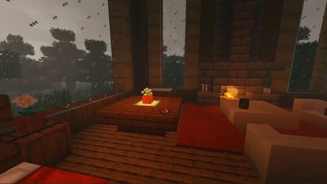 Minecraft 1 18 music Original Game Soundtrack with rain(1 hour and 34mins) смотреть онлайн