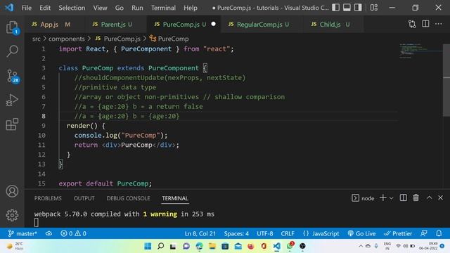 26 React Pure Component in Telugu смотреть онлайн
