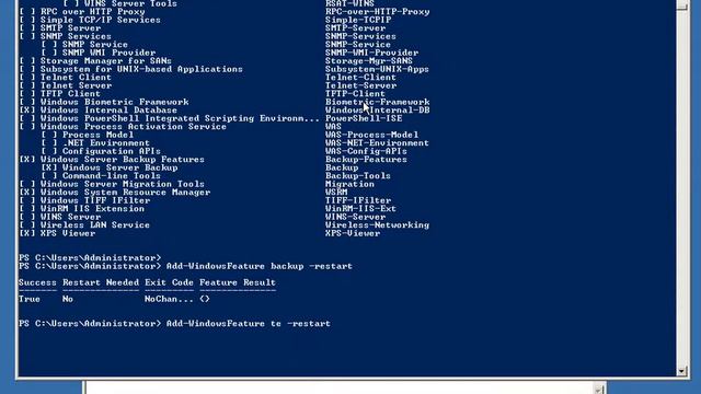Installing roles or features 2 power shell and cmd смотреть онлайн