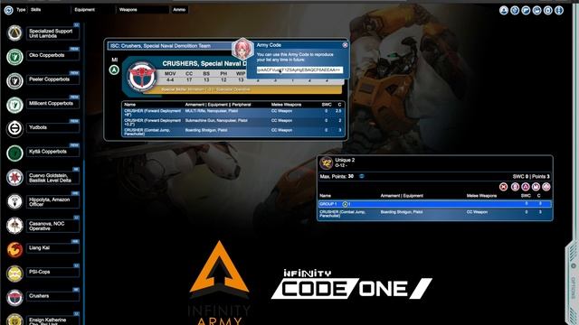 How to build an army list: Infinity the Game CodeOne смотреть онлайн