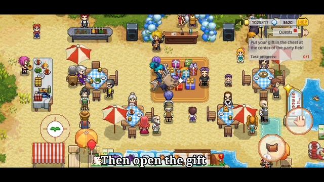 Trick on How to get Blue Lantern in Beach Party Gift | Harvest Town смотреть онлайн