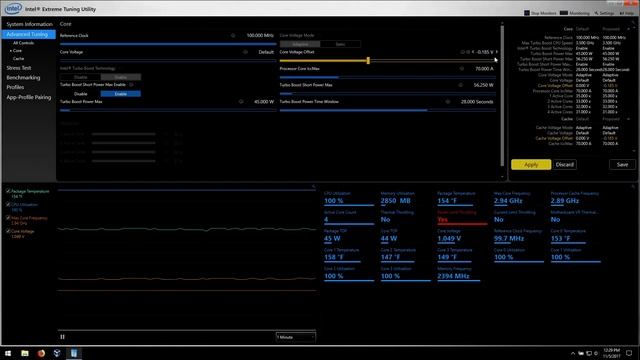 CPU Undervolting With Intel XTU смотреть онлайн