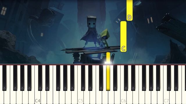 Little Nightmares 2 - Menu Music - VERY EASY Piano tutorial смотреть онлайн